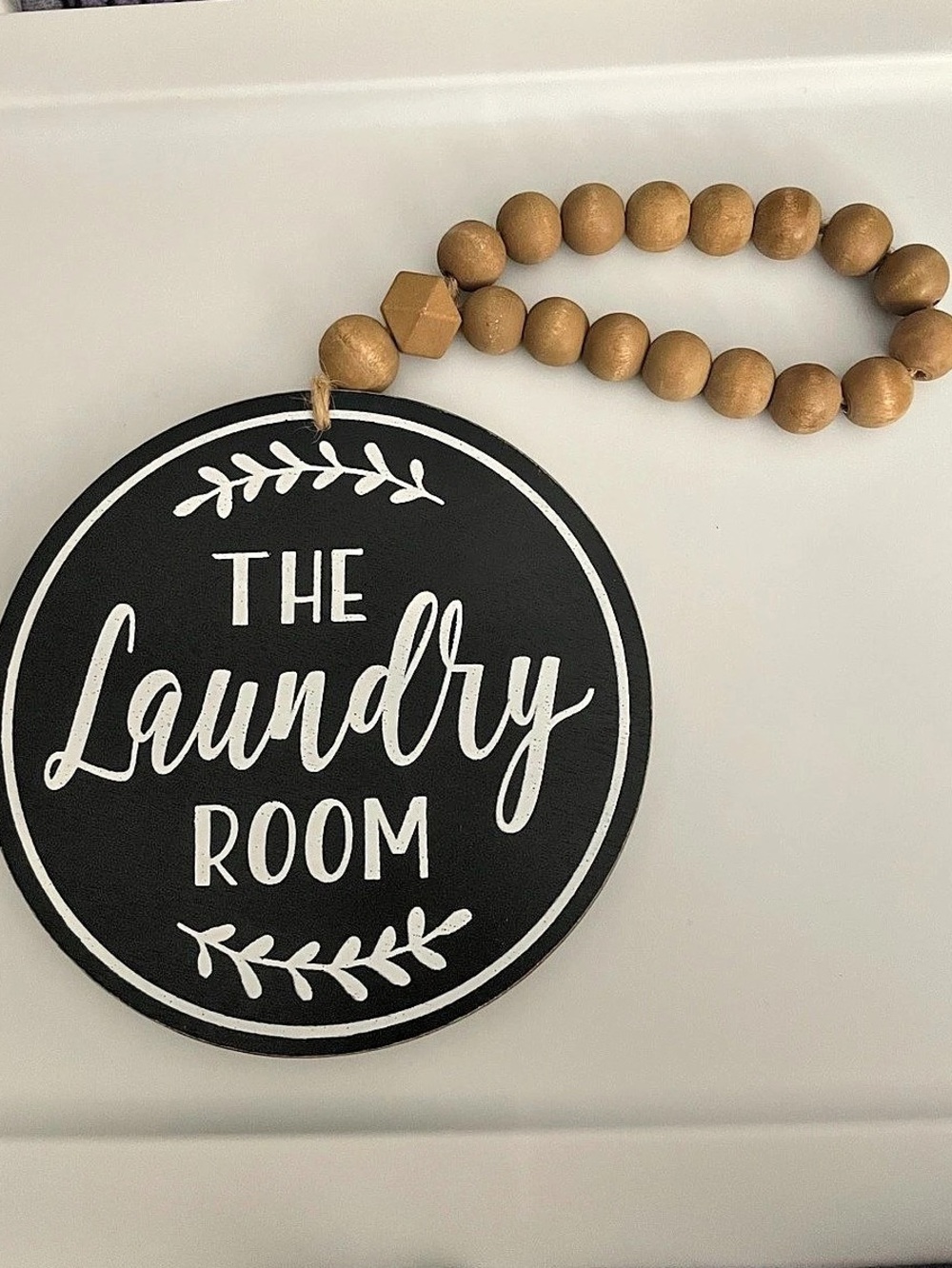 Hobby Lobby: The Laundry Room Wood Sign with Beads